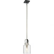 52035PN-Kichler Lighting-Kitner - 1 light Pendant - with Vintage Industrial inspirations - 14.75 inches tall by 7 inches wide-Polished Nickel Finish